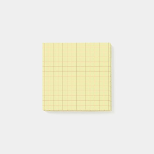 Limoengroen geruit patroon Levendig rasterontwerp Post-it® Notes (Voorkant)