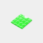 Limoengroen grafisch ontwerp gepersonaliseerd post-it® notes (Schuin)