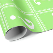 Limoengroen mysterie cadeaupapier (Rol Hoek)