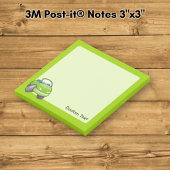 Limoengroene Cartoon Auto Post-it® Notes