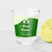 Limoengroene Citrus Laatste Feest Bruidsmeisje Shot Glas (Voorkant)