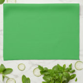 Limoengroene keukendoek theedoek (Gevouwen)