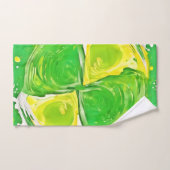 Limoengroene Spiraal Bad Handdoek (Handdoek)