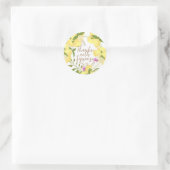 Limoenknijp Witte Sticker (Tas)