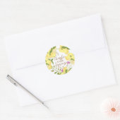 Limoenknijp Witte Sticker (Envelop)