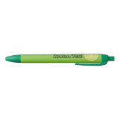 Limoenschijf Blauwe Inkt Pen (Bodem)