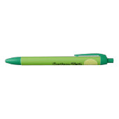 Limoenschijf Blauwe Inkt Pen (Bovenkant)