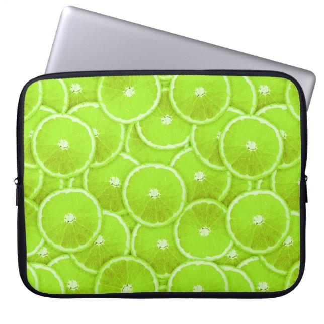 Limoenschijfjes Laptop Sleeve (Voorkant)