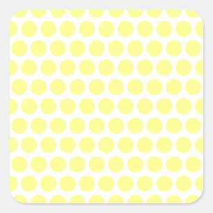 Limoensorbetstippen Vierkante Sticker