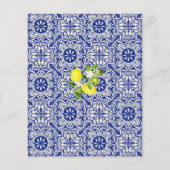 Limoentak en blauwe mozaïek Wat zit er in je tas (Achterkant)