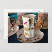 Limoges demitasse briefkaart (Voorkant / Achterkant)