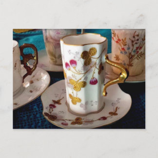 Limoges demitasse briefkaart