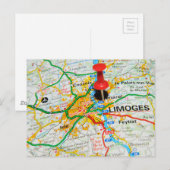 Limoges, Frankrijk Briefkaart (Voorkant / Achterkant)