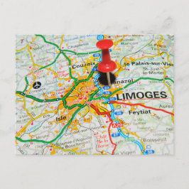 Limoges, Frankrijk Briefkaart