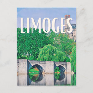 Limoges Photo Vintage Briefkaart