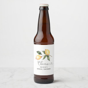 Limon bruiloftsfeest bierfleslabel bier etiket