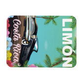 Limón, Costa rican vakantie-poster Magneet (Horizontaal)