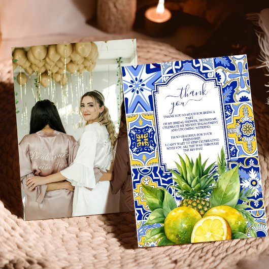 Limon Hoofd Pers Bruidsuitvaart Bedankkaart