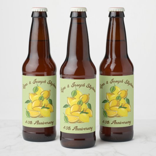 Limon Summer Lemons Dranklabel Bier Etiket (Flessen)