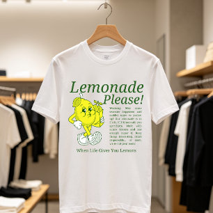 Limonade Alsjeblieft Retro Cartoon Citroen T-shirt
