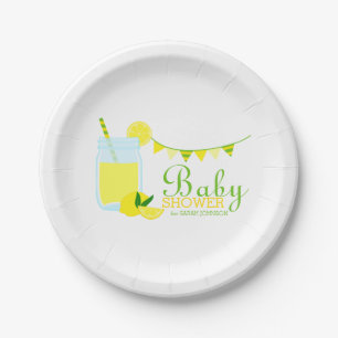 Limonade Baby Shower Papieren Bordje