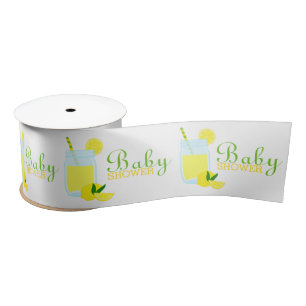 Limonade Baby Shower Satijnen Lint