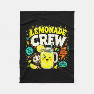 Limonade bemanning grappige schattige kinderen lim fleece deken