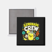 Limonade bemanning grappige schattige kinderen lim magneet (Voorkant / Achterkant)