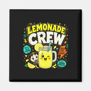 Limonade bemanning grappige schattige kinderen lim magneet
