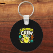 Limonade bemanning grappige schattige kinderen lim sleutelhanger (Voorkant)
