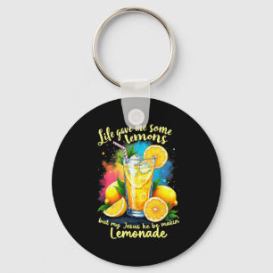 Limonade Bijbel Leven Gaf Me Een Paar Citroenen Je Sleutelhanger