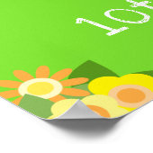 limonade blond haar jongen verjaardag welkom poster (Hoek)