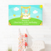 limonade blond haar jongen verjaardag welkom spandoek (Insitu)