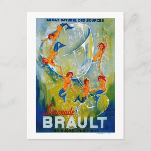 Limonade Brault  Poster Europa Briefkaart (Voorkant)