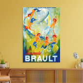 Limonade Brault  Poster Europa Canvas Afdruk (Insitu (Woonkamer))