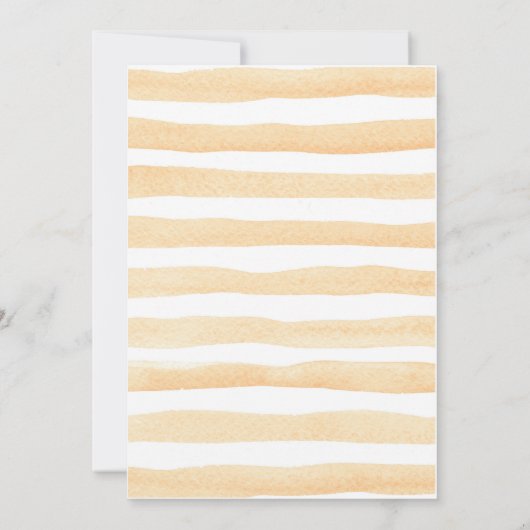 Limonade Bruiloft Feest uitnodiging aquarel (Achterkant)