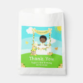limonade donkere huid jongen verjaardag dank u bedankzakje (Voorkant)
