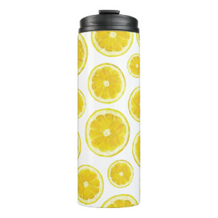 limonade drinkware fles. Gele citroenmolen Thermosbeker