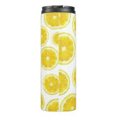 limonade drinkware fles. Gele citroenmolen Thermosbeker (Achterkant)