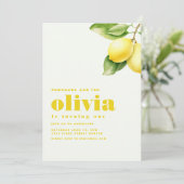 limonade en plezier, het draaien van een eerste ve kaart (Staand voorkant)