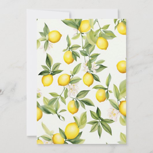 limonade en plezier, het draaien van een eerste ve kaart (Achterkant)