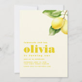 limonade en plezier, het draaien van een eerste ve kaart (Voorkant)