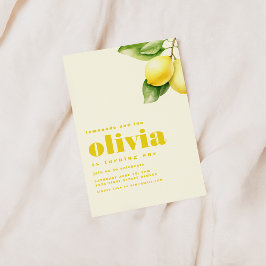 limonade en plezier, het draaien van een eerste ve kaart