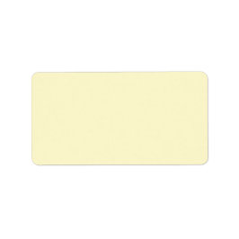 limonade geel effen kleur | Klassiek Elegant Etiket