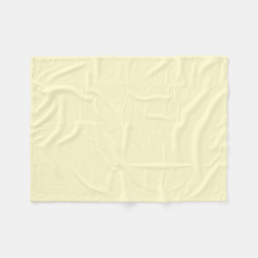 limonade geel effen kleur | Klassiek Elegant Fleece Deken (Voorkant (Horizontaal))