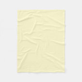 limonade geel effen kleur | Klassiek Elegant Fleece Deken (Voorkant)