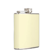 limonade geel effen kleur | Klassiek Elegant Heupfles (Rechts)