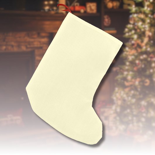 limonade geel effen kleur | Klassiek Elegant Kleine Kerstsok