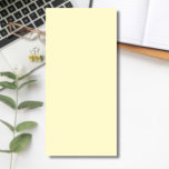 limonade geel effen kleur | Klassiek Elegant Magnetisch Notitieblok<br><div class="desc">limonade geel effen kleur | Klassiek | Elegant | Trendy | Stijlvol | Cadeau</div>