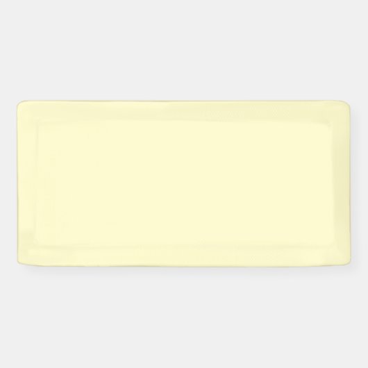 limonade geel effen kleur | Klassiek Elegant Spandoek (Horizontaal)